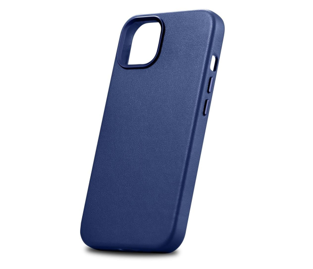 iCarer Leather Case do iPhone 14 Plus (MagSafe) niebieski 6975092685340 - 1201097 - zdjęcie 3